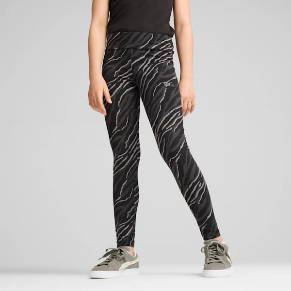 PUMA ESS+ ANIMAL: Barnas Leggings – Dyrisk Stil, Uslåelig Komfort!